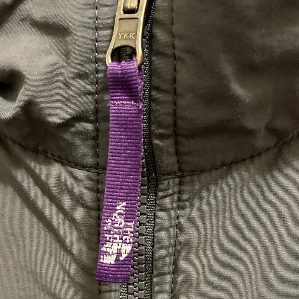 Girls The North Face Purple and Gray Fleece Jacket size large